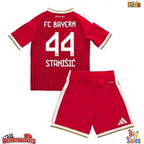 Bayern Munich Josip Stanisic #44 Replica Home Stadium Kit for Kids 2026-27 Short Sleeve (+ pants)